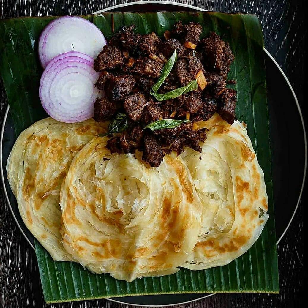 kerala porotta and beef